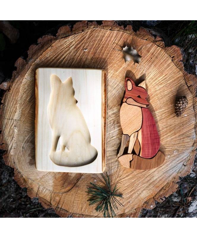 Fox Wooden Puzzle