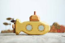 Load image into Gallery viewer, Wooden Submarine Toy
