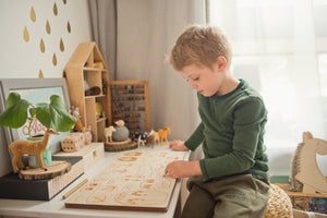 Animal Tracks Wooden Puzzle